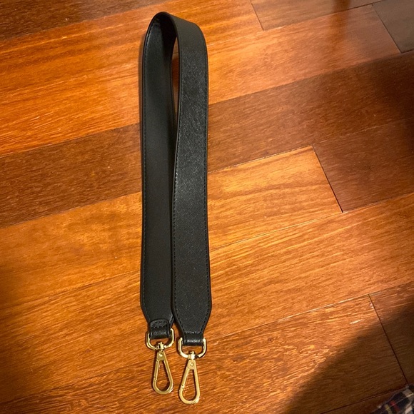 Bags New Black Calf Leather Bag Strap With Gold Hardware Poshmark